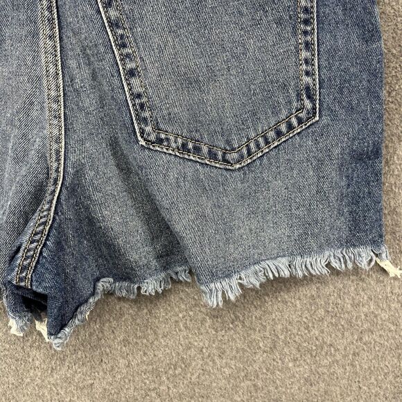 Hollister Shorts Womens 9 W29 Ultra High Rise Vintage Relaxed Mom Distressed - Picture 14 of 15